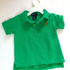Ralph Lauren classic polo in green. 18 mo